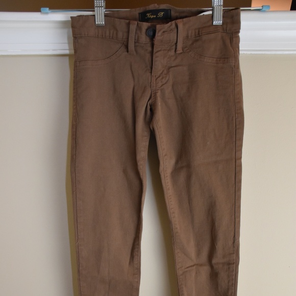 Tan Skinny Pant - Picture 1 of 2